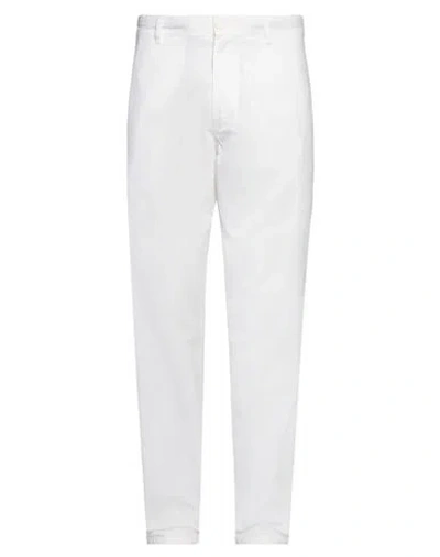 Aspesi Man Pants White Size 38 Cotton