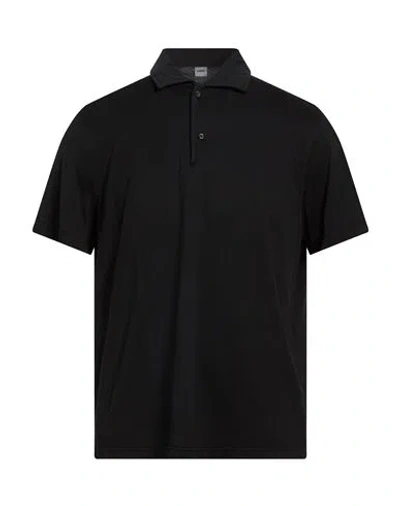 Aspesi Man Polo Shirt Black Size S Cotton