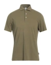 Aspesi Man Polo Shirt Khaki Size Xxl Cotton In Beige