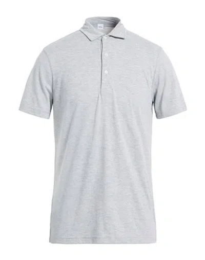 Aspesi Man Polo Shirt Light Grey Size Xl Cotton, Polyester In Gray