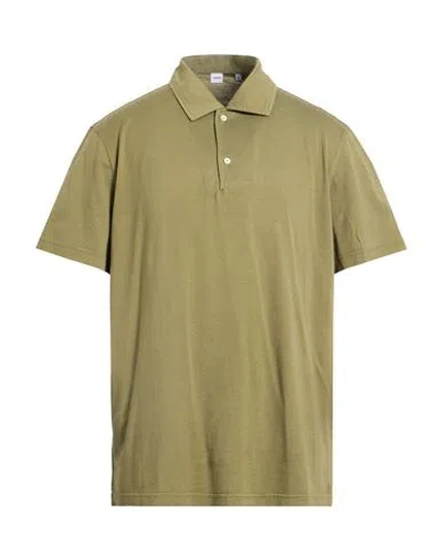 Aspesi Man Polo Shirt Sage Green Size Xl Cotton