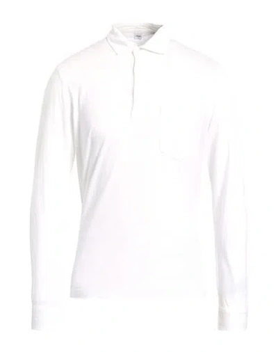 Aspesi Man Polo Shirt White Size L Cotton