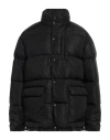 Aspesi Man Puffer Black Size L Polyamide, Polyester, Elastane