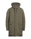 Aspesi Man Puffer Military Green Size Xxl Polyester, Polyamide