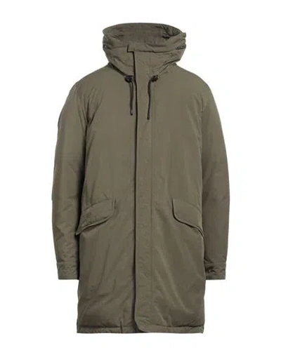 Aspesi Man Puffer Military Green Size Xxl Polyester, Polyamide