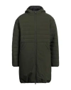 Aspesi Man Puffer Military Green Size M Polyamide, Elastane