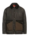 Aspesi Man Puffer Military Green Size Xl Polyamide, Cotton, Polyacrylic
