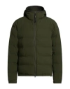 Aspesi Man Puffer Military Green Size Xl Polyamide, Elastane