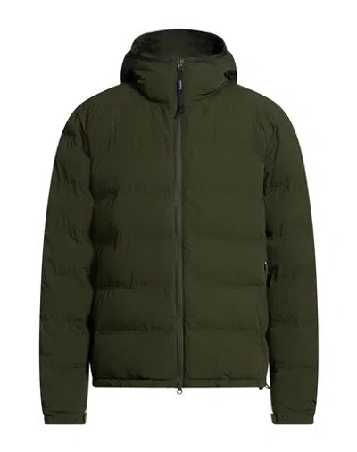 Aspesi Man Puffer Military Green Size Xl Polyamide, Elastane