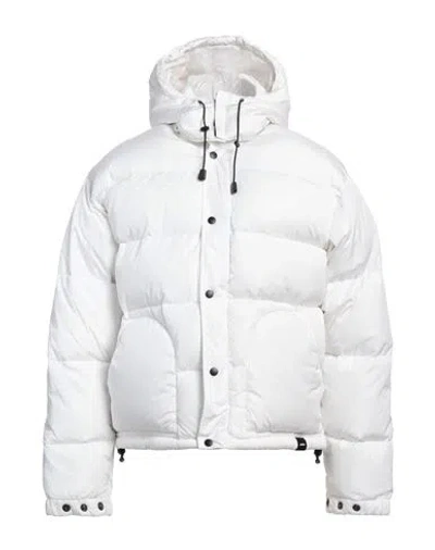 Aspesi Man Puffer White Size L Polyamide
