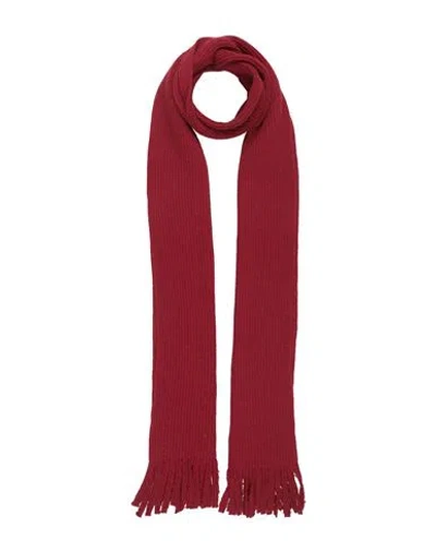 Aspesi Man Scarf Brick Size - Virgin Wool In Red