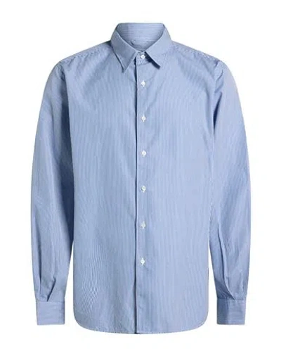 Aspesi Man Shirt Blue Size 17 ½ Cotton