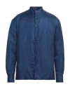 Aspesi Man Jacket Blue Size S Polyamide, Polyester In Blue