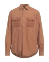 Aspesi Man Shirt Brown Size Xl Cotton