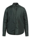 Aspesi Man Shirt Dark Green Size Xxl Polyamide
