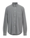Aspesi Man Shirt Grey Size 17 Cotton