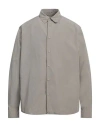 Aspesi Man Shirt Grey Size Xl Polyester, Polyamide