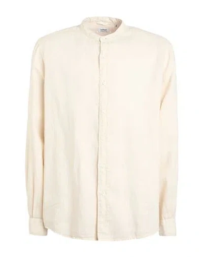 Aspesi Man Shirt Ivory Size 15 ¾ Linen