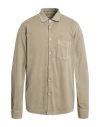 Aspesi Man Shirt Khaki Size Xxl Cotton In Neutral