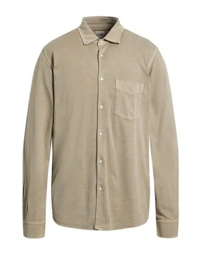 Aspesi Man Shirt Khaki Size Xxl Cotton In Neutral