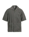 Aspesi Man Shirt Lead Size L Cotton In Grey