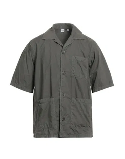 Aspesi Man Shirt Lead Size L Cotton In Grey