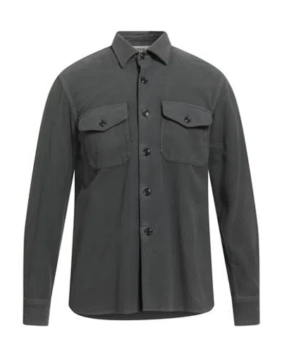 Aspesi Man Shirt Lead Size S Cotton