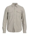 Aspesi Man Shirt Light Grey Size Xs Wool, Polyester, Elastane