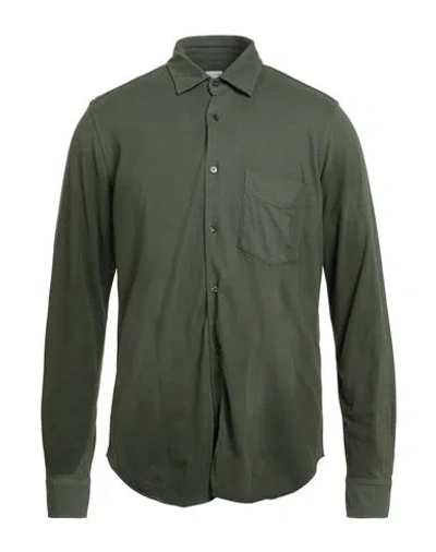 Aspesi Man Shirt Military Green Size Xxl Cotton