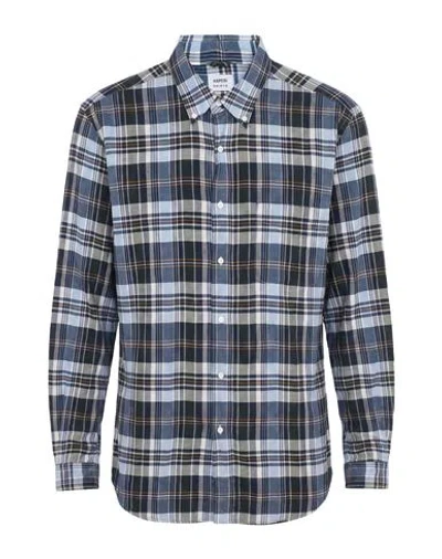 Aspesi Man Shirt Navy Size 17 ½ Cotton In Blue