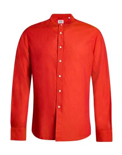 Aspesi Man Shirt Red Size 14 ½ Cotton