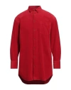 Aspesi Man Shirt Red Size Xs Cotton In Red