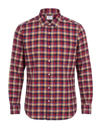 Aspesi Man Shirt Red Size Xs Cotton In Multi