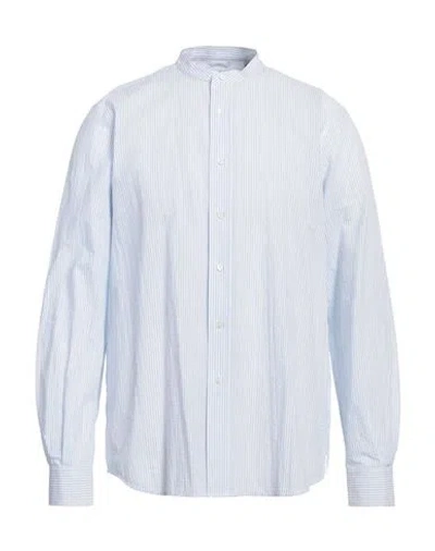 Aspesi Man Shirt Sky Blue Size 17 Cotton