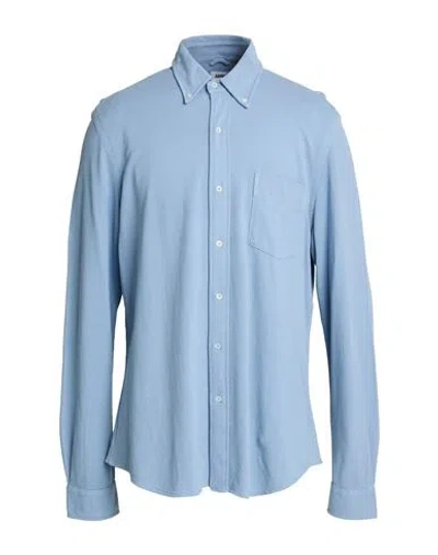 Aspesi Man Shirt Sky Blue Size Xxl Cotton