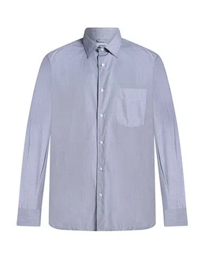 Aspesi Man Shirt Slate Blue Size 17 ½ Cotton
