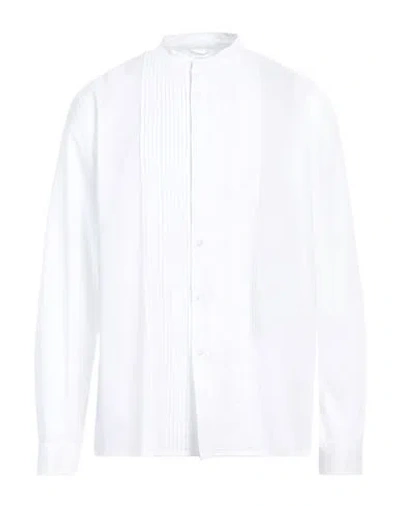Aspesi Man Shirt White Size 16 Cotton