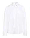 Aspesi Popeline Sedici Shirt With Breast-pocket In White