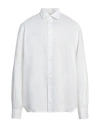 Aspesi Man Shirt White Size 17 Linen