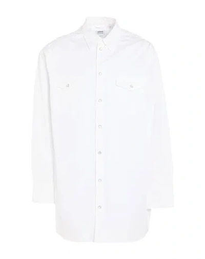 Aspesi Man Shirt White Size L Cotton