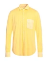 Aspesi Man Shirt Yellow Size L Cotton