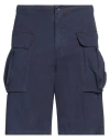 Aspesi Cargo Bermuda Shorts In Navy Blue