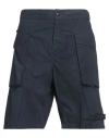 Aspesi Man Shorts & Bermuda Shorts Navy Size 36 Cotton