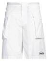 Aspesi Man Shorts & Bermuda Shorts White Size 36 Cotton