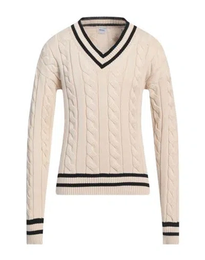 Aspesi Man Sweater Beige Size 38 Cotton