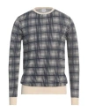 Aspesi Man Sweater Bright Blue Size 38 Linen, Cotton