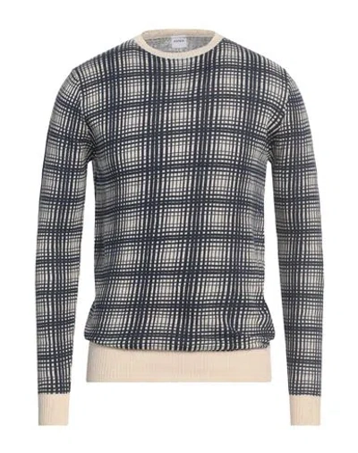 Aspesi Man Sweater Bright Blue Size 38 Linen, Cotton