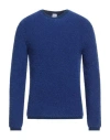 Aspesi Man Sweater Bright Blue Size 40 Acrylic, Polyamide, Viscose, Wool
