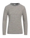 Aspesi Man Sweater Grey Size 42 Acrylic, Alpaca Wool, Polyamide, Wool In Grey