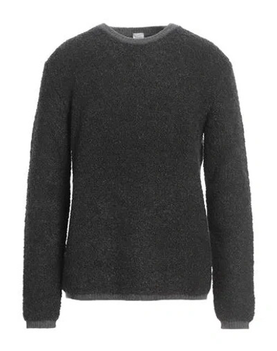 Aspesi Man Sweater Lead Size 40 Acrylic, Polyamide, Viscose, Wool In Gray